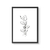 Cuadro Line Art Botanicals VIII