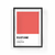 Cuadro Pantone Living Coral