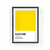 Cuadro Pantone Vibrant Yellow