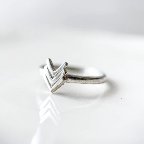 Anillo Samy White (Talle 17.5)