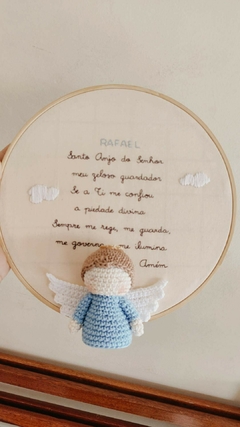 Bastidor Bordado "Santo Anjo" amigurumi - comprar online