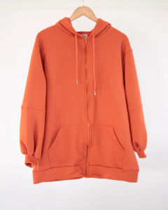 Hoodie con Cierre Ladrillo en internet