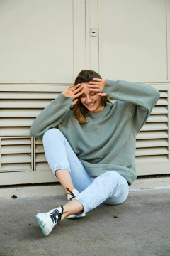 Cuello Redondo Verde Seco - comprar online