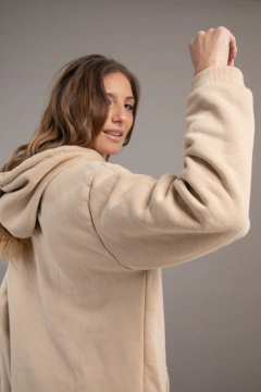 Hoodie Beige - Peponas Shop