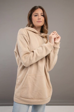 Hoodie Beige en internet