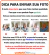 Placa para Túmulo Retangular, 3 pessoas com foto na internet