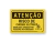 Placa Atenção Risco Choque Elétrico