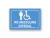 Placa Banheiro - WC MASCULINO ESPECIAL