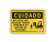 Placa Cuidado Sistema Elevação Empilhadeira