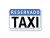 Placa Reservado Taxi