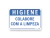 Placa Higiene Colabore Com A Limpeza