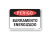 Placa Perigo Barramento Energizado