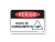 Placa Perigo Esmagamento