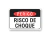 Placa Perigo Risco de Choque