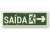Placa saída seta direita Fotoluminescente S13-D