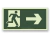 Placa Rota de Fuga Fotoluminescente Seta P/ Direita S1