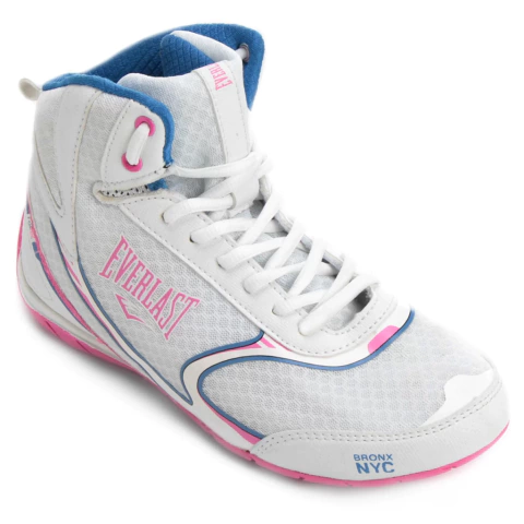 Tênis Everlast Force Feminino - Branco E Rosa
