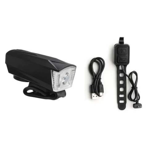 Farol Dianteiro Atrio 1200 Mah 190 Lúmens Com Buzina E Controle Preto