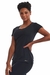 T-Shirt Slit Básica Caju Brasil - Preta