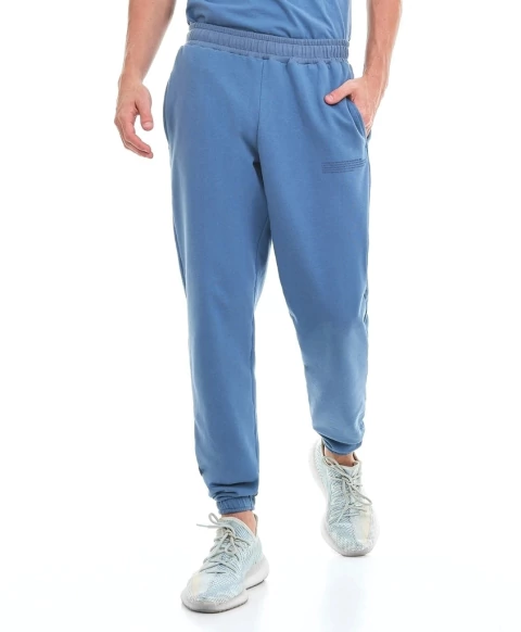 Calça Alto Giro Moletom Nature Azul Moonlight