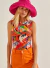 Body Canelado Naive Colcci Sport Beach - Vermelho