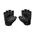 Luvas Ciclismo Atrio Dedo Curto Unisex Preta - comprar online