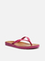 Chinelo de Dedo Fit Brizza Arezzo - Rosa - comprar online