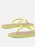 Chinelo de Dedo Square Palmilha Marrom - Amarelo - Hall Sports 