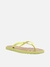 Chinelo de Dedo Square Palmilha Marrom - Amarelo