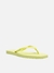 Chinelo de Dedo Básico Square Brizza - Amarelo