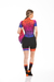 Macaquinho Ciclismo Feminino Z-Nine Manga Curta - Laranja E Roxo - comprar online