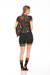 Macaquinho Ciclismo Feminino Z-Nine Manga Curta - Preto E Laranja - comprar online