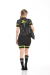 Macaquinho Ciclismo Feminino Z-Nine Manga Curta - Preto E Fluor - comprar online