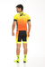 Camisa Ciclismo Z-Nine Sport Masculina Manga Curta - Amarelo Neon E Laranja - comprar online
