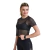 Imagem do Cropped Tela com Aplicação Caju Brasil Feminino - Preto