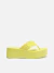 Sandália Feminina Flatform Tiras Brizza Arezzo - Amarelo