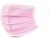 MÁSCARA DESCARTÁVEL EM TNT ROSA TRIPLA CAMADA E CLIP NASAL