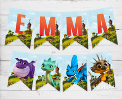 Kit imprimible Party Básico Dragon Rescue - comprar online