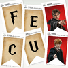 Banderín Gráfico Feliz Cumple Harry Potter - comprar online