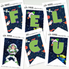 Banderín Gráfico Feliz Cumple Buzz Lightyear