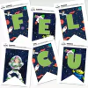 Banderín Gráfico Feliz Cumple Buzz Lightyear
