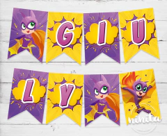 Kit imprimible Party Básico Batichica - comprar online