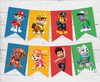 Banderín Gráfico Paw Patrol