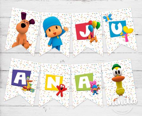 Banderín Gráfico Pocoyo