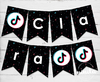 Banderín Gráfico Tik Tok