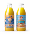 Etiquetas para botellitas Blippi