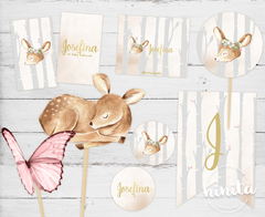 Kit imprimible Party Básico Venado