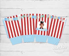 Box para Popcorn Circo