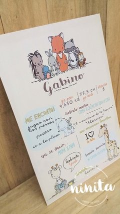 Cartel Infografía Selva Ilustración - comprar online