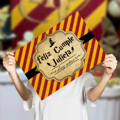 Cartel Bienvenida Harry Potter - comprar online